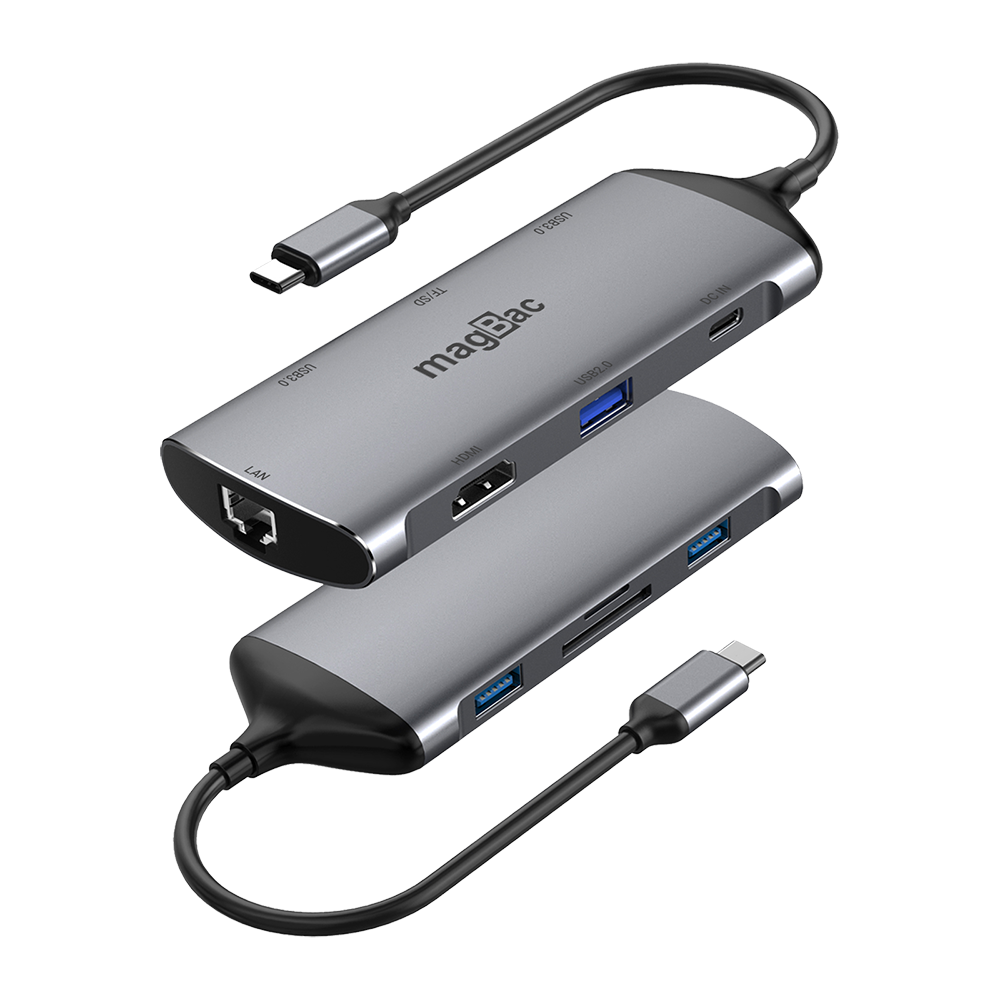 8-IN-1 USB C HUB Docking Station (DS-P04S)